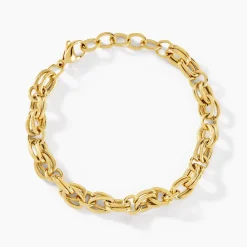 Histoire d'Or Bracelet Murano Acier Jaune Hot