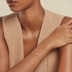 Histoire d'Or Bracelet Myhalf De Zirconium argent rose oxyde Clearance