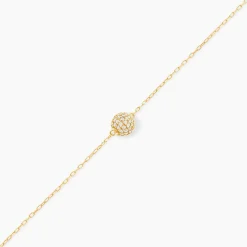 Histoire d'Or Bracelet Nadzeija Or Jaune Oxyde De Zirconium Outlet