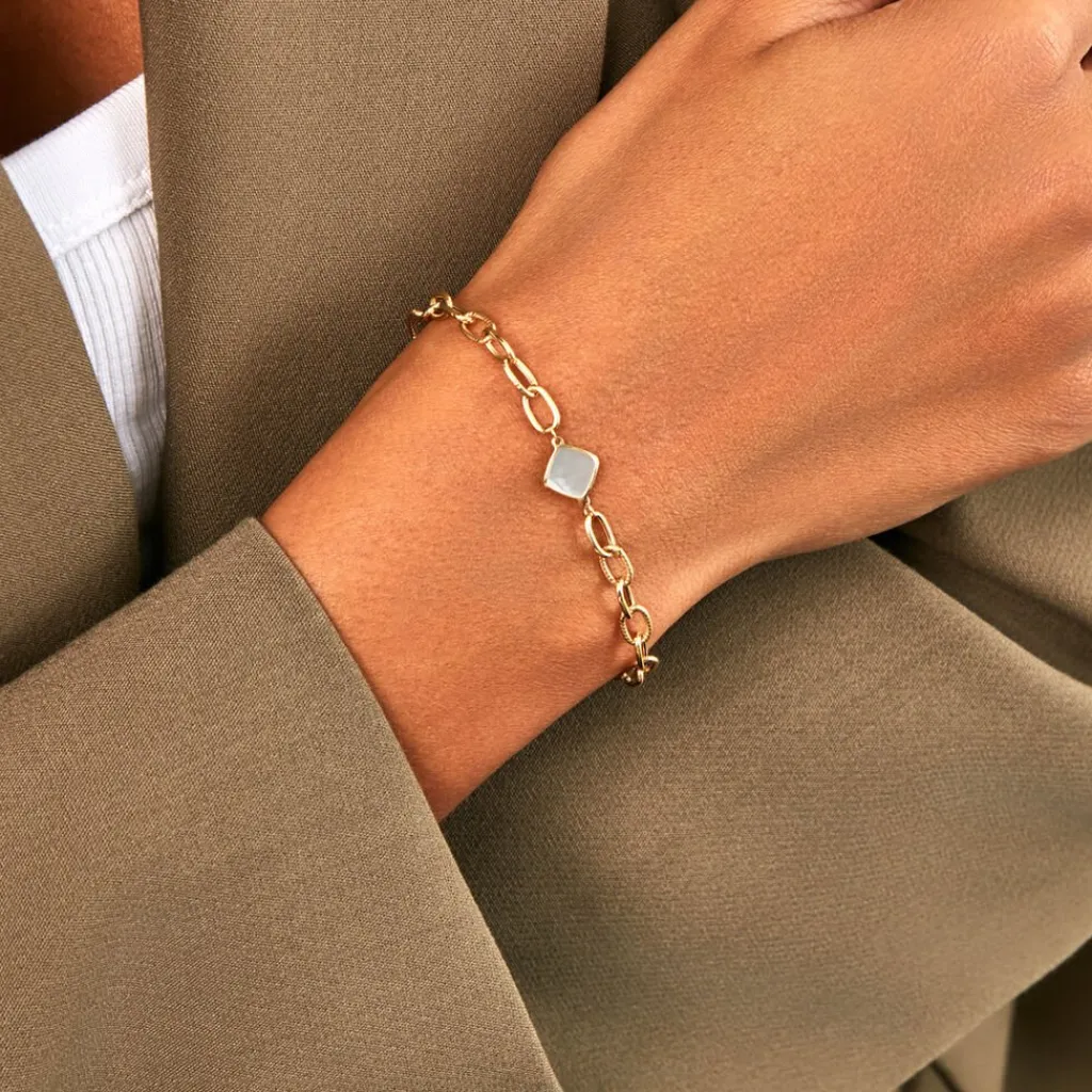 Histoire d'Or Bracelet Naitik Or Jaune Nacre New