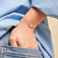 Histoire d'Or Bracelet Nawele Argent Blanc Oxyde De Zirconium Clearance