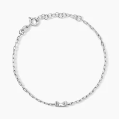 Histoire d'Or Bracelet Nigelle Argent Blanc Oxyde De Zirconium Outlet