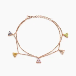 Histoire d'Or Bracelet Nimbe Argent Rose Oxyde De Zirconium argent rose oxyde champagne Online