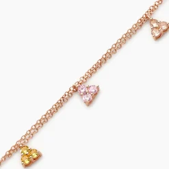 Histoire d'Or Bracelet Nimbe Argent Rose Oxyde De Zirconium argent rose oxyde champagne Online