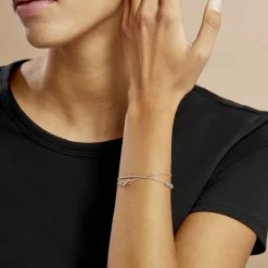 Histoire d'Or Bracelet Noelle Argent Blanc Outlet