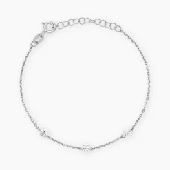 Histoire d'Or Bracelet Noha Argent Blanc Oxyde De Zirconium Outlet