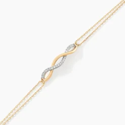 Histoire d'Or Bracelet Nucia Or Jaune Diamant Hot