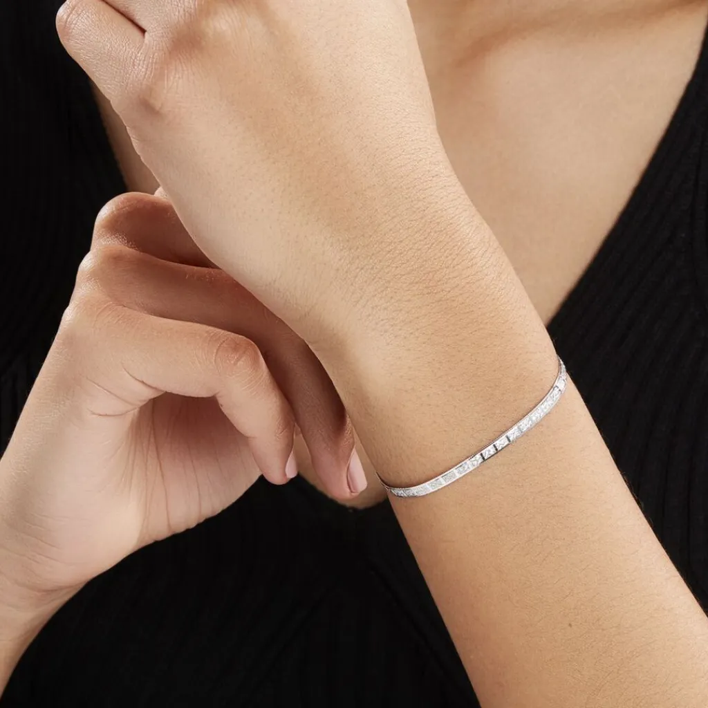 Histoire d'Or Bracelet Nuriaae argent blanc New