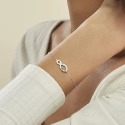 Histoire d'Or Bracelet Odile Argent Blanc Oxyde De Zirconium New