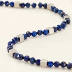 Histoire d'Or Bracelet Oleg Acier Blanc Sodalite Sale