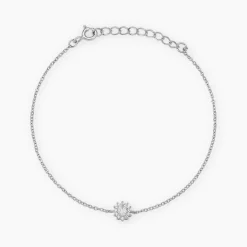 Histoire d'Or Bracelet Oliviane Argent Blanc Oxyde De Zirconium New