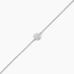 Histoire d'Or Bracelet Oliviane Argent Blanc Oxyde De Zirconium New