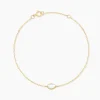 Histoire d'Or Bracelet Ondée Or Jaune Nacre Discount