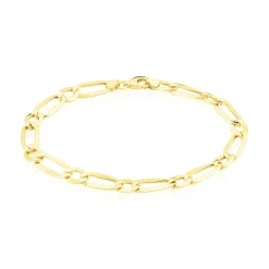 Histoire d'Or Bracelet Ophelio Maille Alternee 1/1 or jaune Clearance