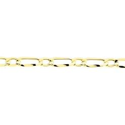 Histoire d'Or Bracelet Ophelio Maille Alternee 1/1 or jaune Discount