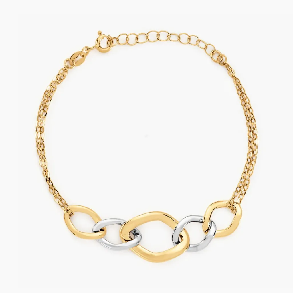 Histoire d'Or Bracelet Or Bicolore Acanthus Online