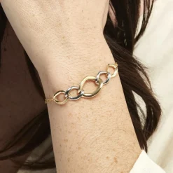 Histoire d'Or Bracelet Or Bicolore Acanthus Online