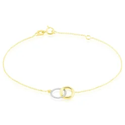 Histoire d'Or Bracelet Or Bicolore Gontrania New