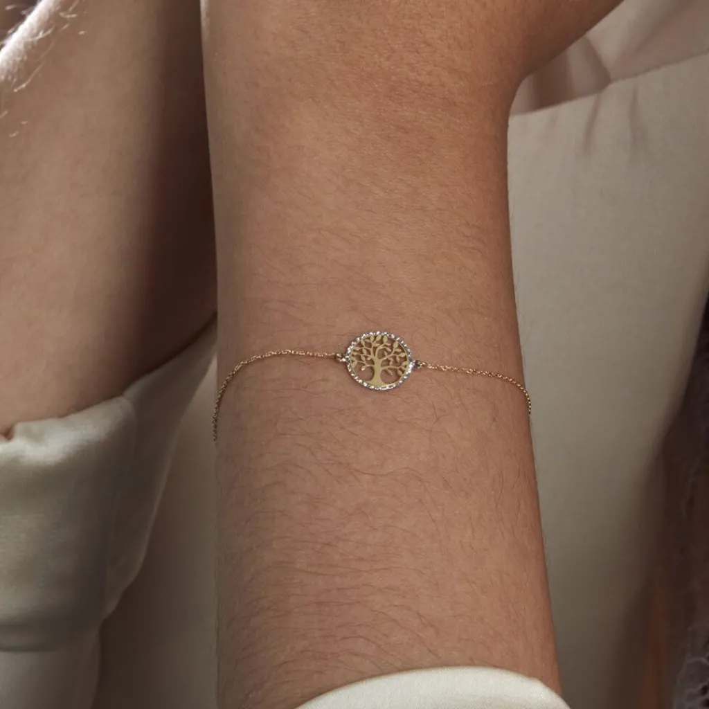 Histoire d'Or Bracelet Or Bicolore Solidage Best