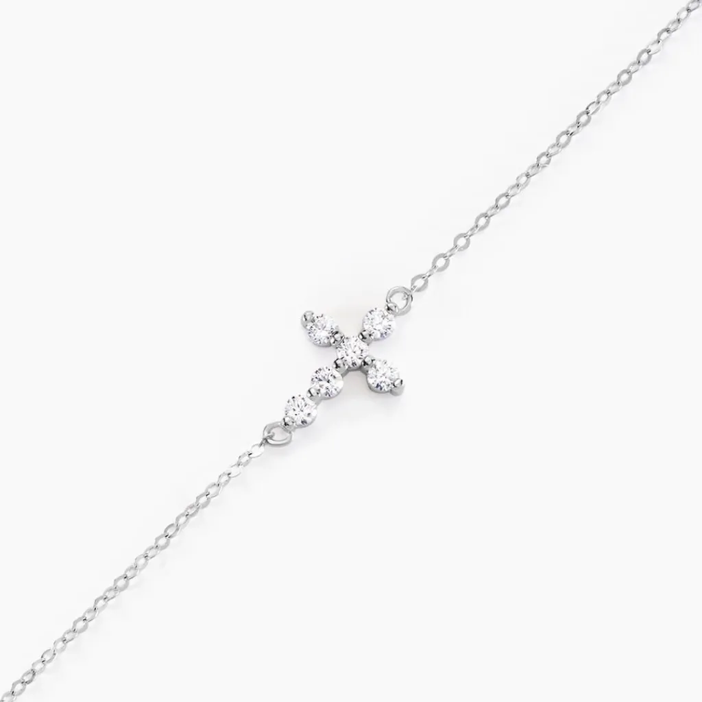 Histoire d'Or Bracelet Or Blanc Kerem Oxyde Best