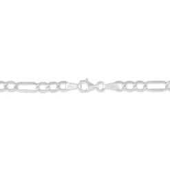 Histoire d'Or Bracelet Maille Alternée 1/3 or blanc Sale
