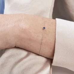 Histoire d'Or Bracelet Or Blanc Onora Saphir or blanc saphir Hot