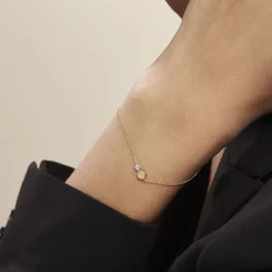 Histoire d'Or Bracelet Or Jaune Abihu Diamants Discount