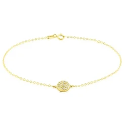 Histoire d'Or Bracelet Or Jaune Burak Oxyde De Zirconium Sale