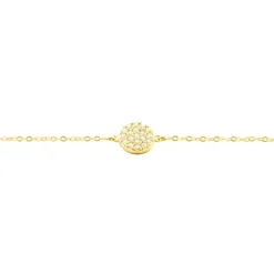 Histoire d'Or Bracelet Or Jaune Burak Oxyde De Zirconium Sale