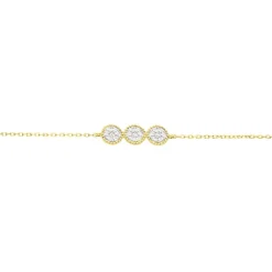 Histoire d'Or Bracelet Or Jaune Caleb Oxydes De Zirconium Best