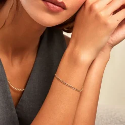 Histoire d'Or Bracelet Capucin Maille Marine or jaune Best