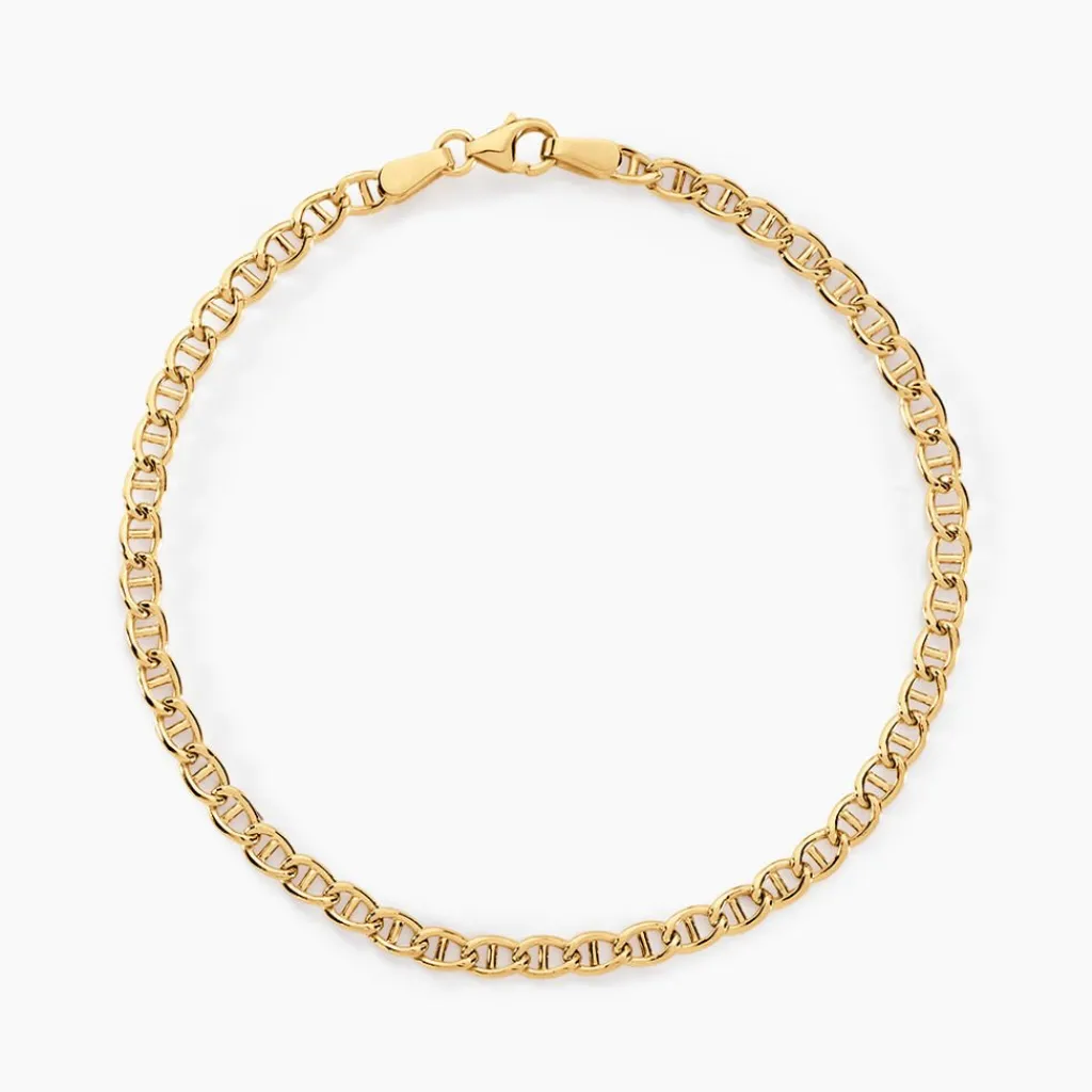 Histoire d'Or Bracelet Or Jaune Capucin Maille Marine Online