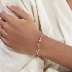 Histoire d'Or Bracelet Or Jaune Capucin Maille Marine Online