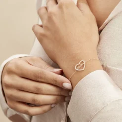 Histoire d'Or Bracelet Or Jaune Derry Oxyde De Zirconium