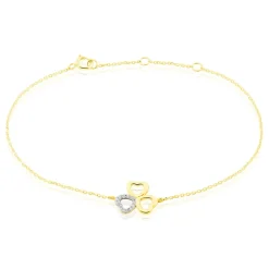 Histoire d'Or Bracelet Or Jaune Helisende Diamants Sale