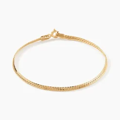Histoire d'Or Bracelet Izel Maille Anglaise or jaune Discount