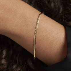 Histoire d'Or Bracelet Izel Maille Anglaise or jaune Discount