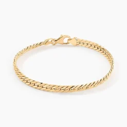 Histoire d'Or Bracelet Or Jaune Izel Maille Anglaise Hot