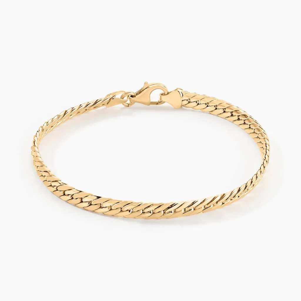 Histoire d'Or Bracelet Or Jaune Izel Maille Anglaise Hot
