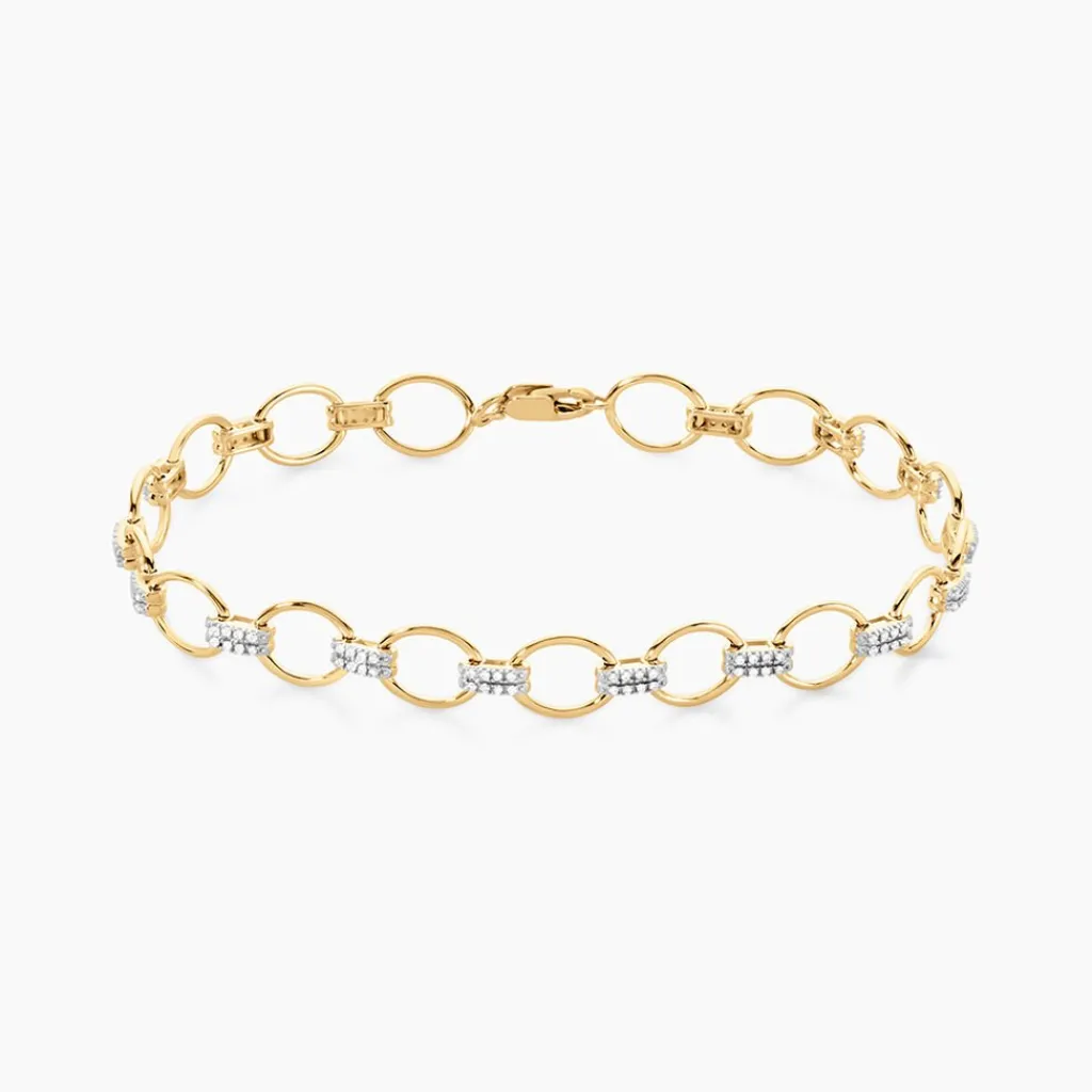 Histoire d'Or Bracelet Or Jaune Kayly Diamants Sale