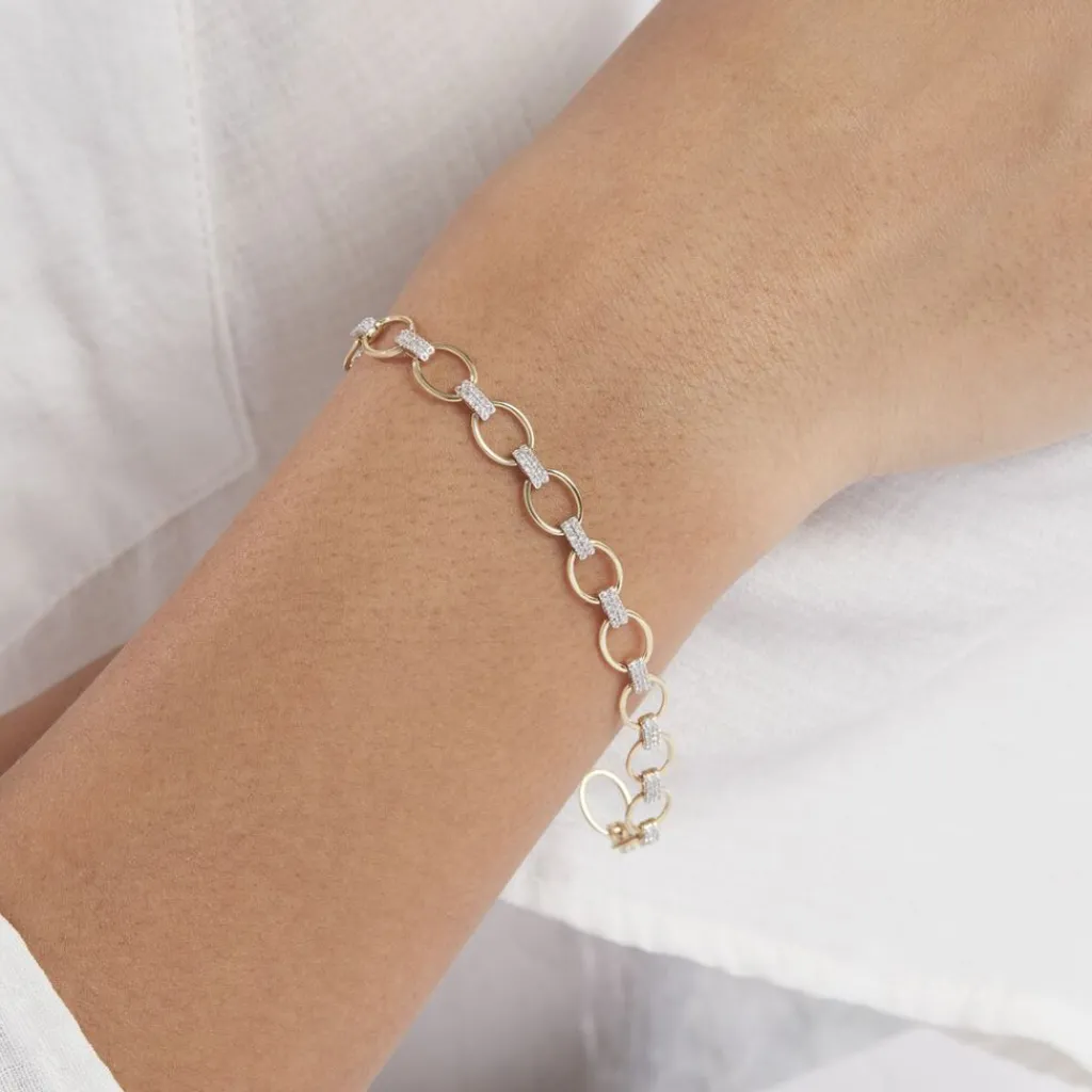 Histoire d'Or Bracelet Or Jaune Kayly Diamants Sale