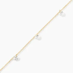 Histoire d'Or Bracelet Or Jaune Leucitica Oxydes De Zirconium Online