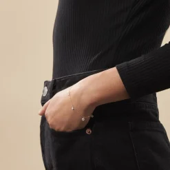 Histoire d'Or Bracelet Or Jaune Leucitica Oxydes De Zirconium Online