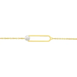 Histoire d'Or Bracelet Or Jaune Lucasta Perle De Culture Sale