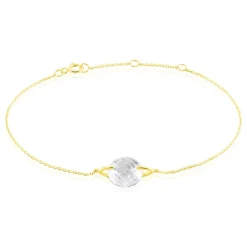 Histoire d'Or Bracelet Or Jaune Ludmille Oxyde De Zirconium or jaune oxyde New