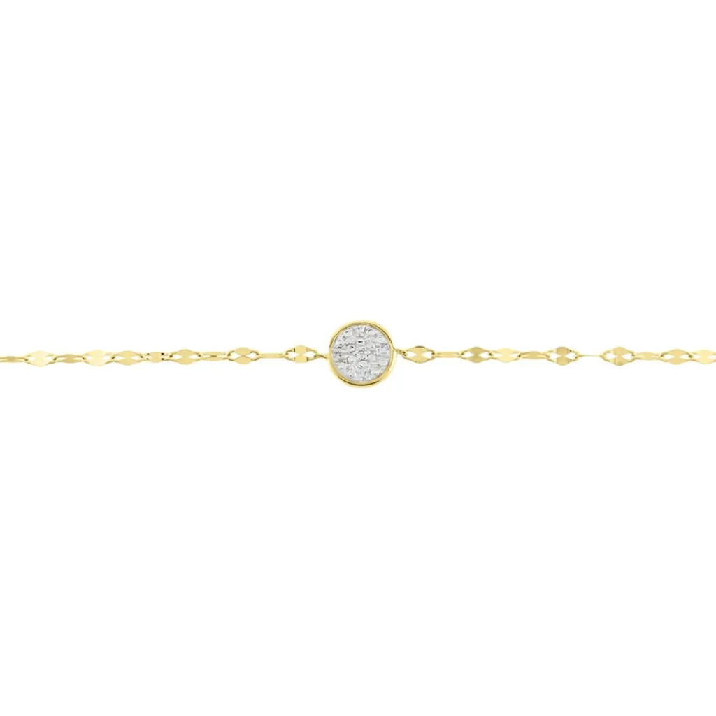 Histoire d'Or Bracelet Or Jaune Luminata Diamants Online