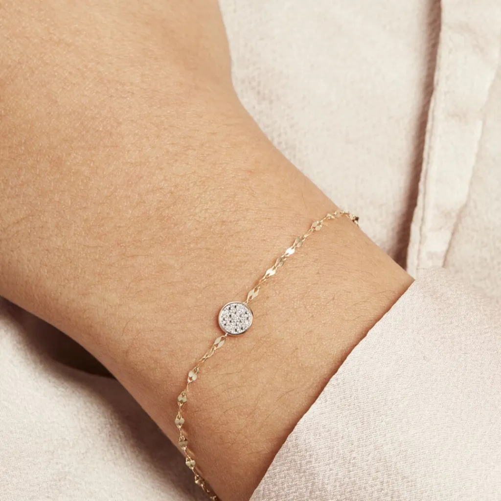 Histoire d'Or Bracelet Or Jaune Luminata Diamants Online