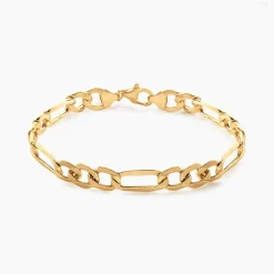 Histoire d'Or Bracelet Maille Alternée or jaune Sale
