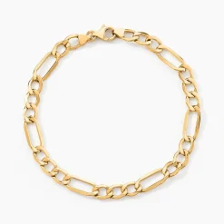 Histoire d'Or Bracelet Or Jaune Maille Alternée Outlet