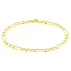 Histoire d'Or Bracelet Or Jaune Maille Alternée 1/3 Hot